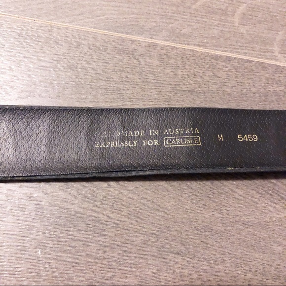 Carlisle black suede gold/blue buckle belt! - Picture 5 of 7